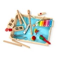 thumbnail image 1 of Melissa & Doug Deluxe Band Set With Wooden Musical Instruments and Storage Case, 1 of 9
