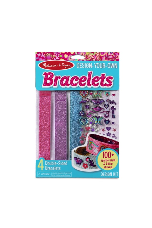 Design-Your-Own Bracelets With 100+ Sparkle Gem and Glitter Stickers