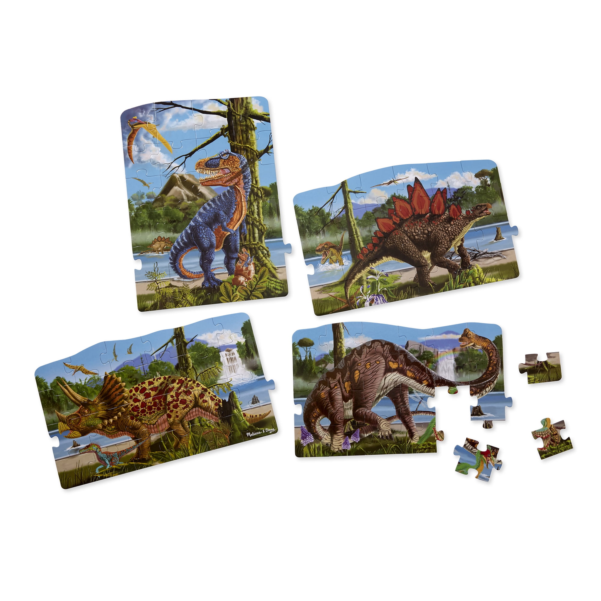 4M Dinosaurs 3D Floor Puzzles : Toys & Games