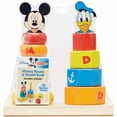 Melissa & Doug Disney Baby Mickey Mouse and Donald Duck Wooden Stacker