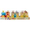 thumbnail image 1 of Melissa & Doug Disney Baby Winnie the Pooh All Aboard Wooden Train With 3 Train Cars and 5 Characters, 1 of 2