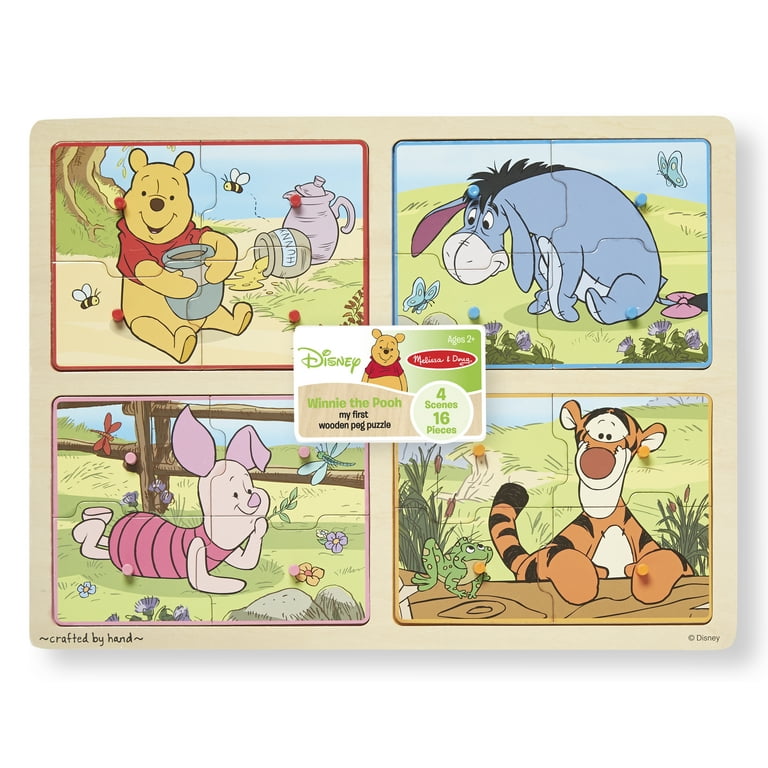 Melissa Doug Disney Baby Winnie the Pooh My First Wooden Peg