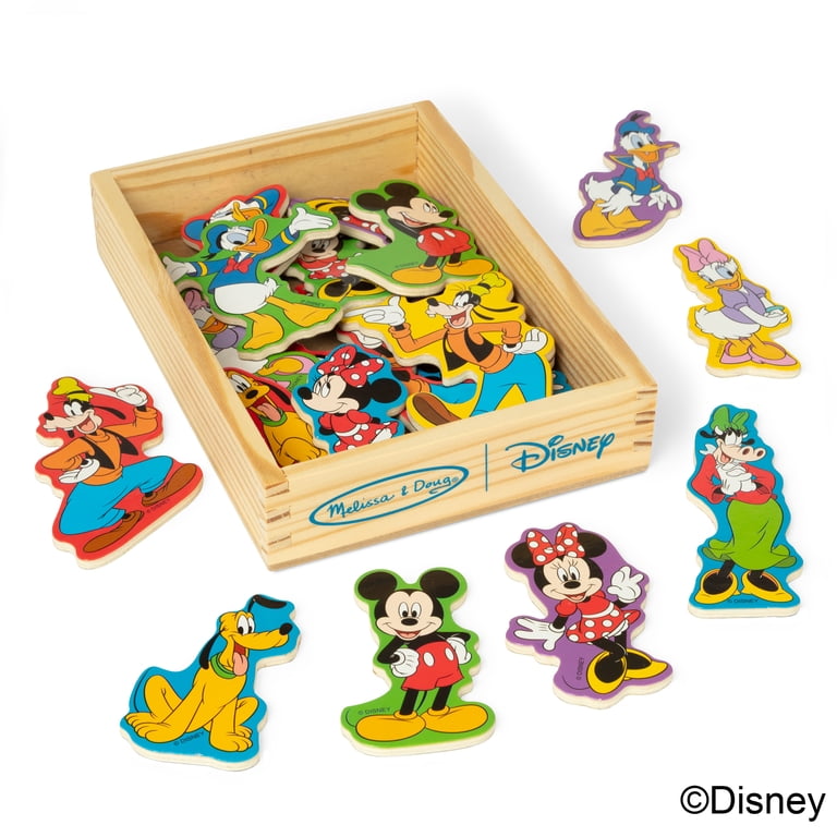 Melissa and Doug Disney Mickey and Friends Wooden Magnets, 20 Melissa and Doug Disney Mickey and Friends Wooden Magnets, 20