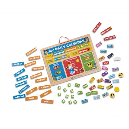 Melissa & Doug Disney Mickey Mouse Clubhouse My Magnetic Daily Calendar