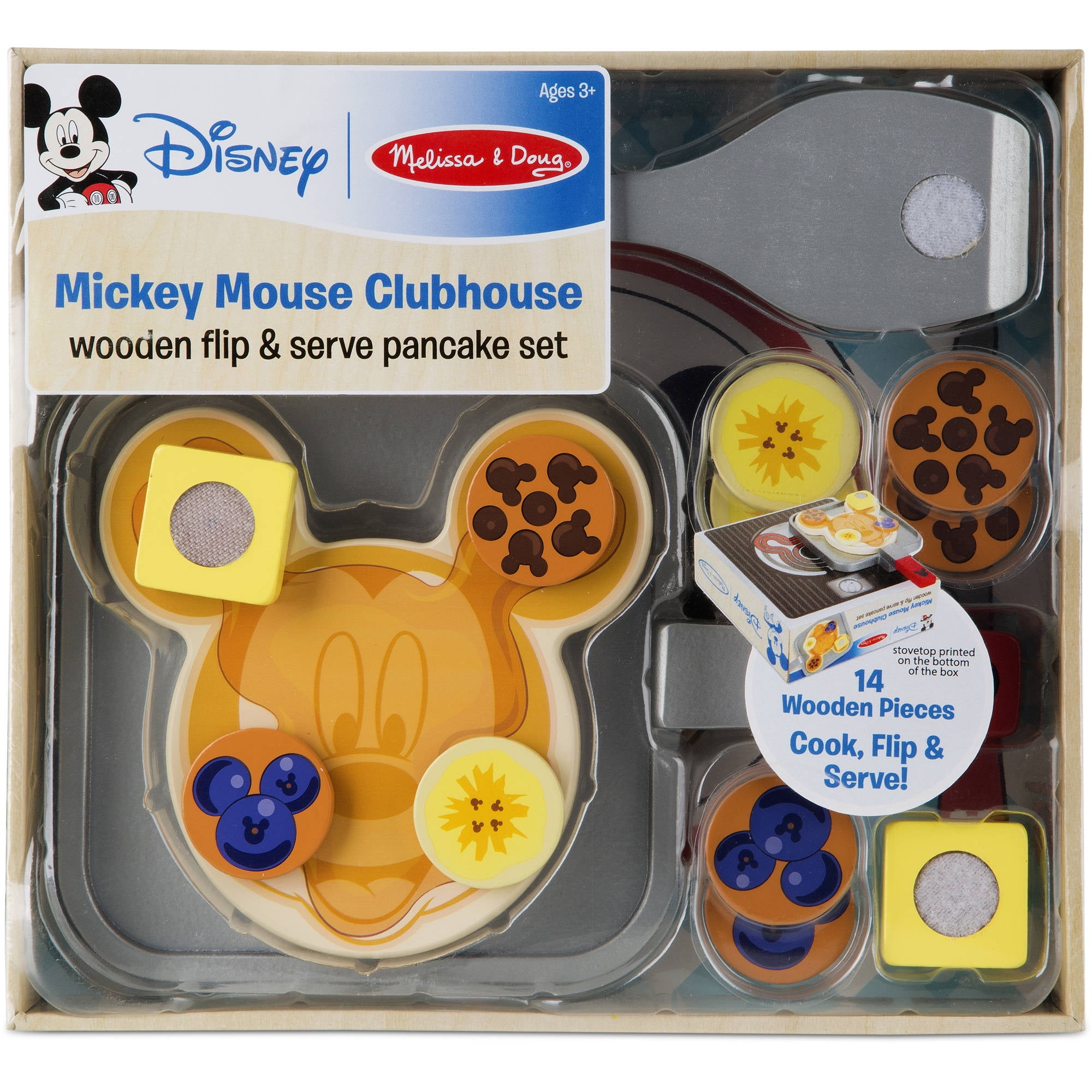  Disney Mickey Mouse Breakfast Cooking Play Set : Toys & Games