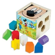 Melissa & Doug Disney Mickey Mouse & Friends Wooden Shape Sorting Cube