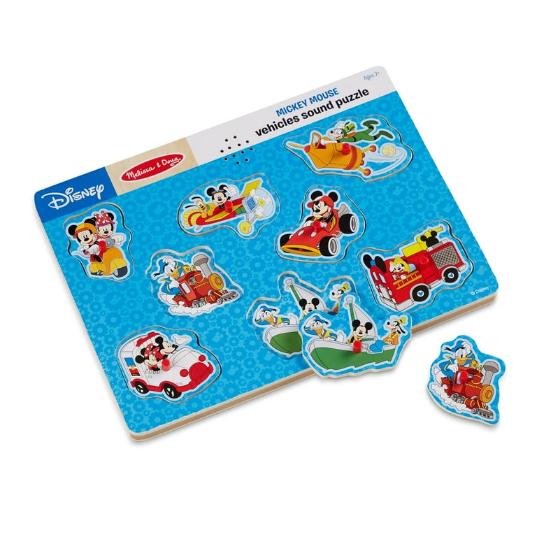Melissa & Doug Disney Mickey Mouse and Friends Vehicles Sound