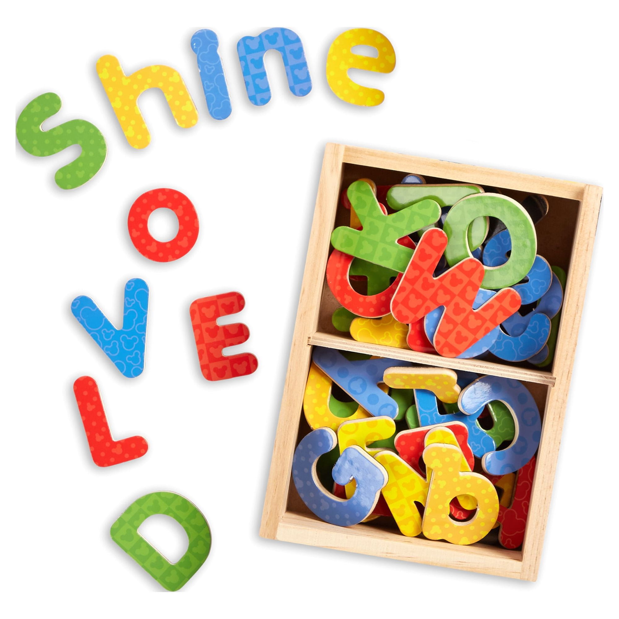 Melissa & Doug Disney Alphabet Magnets for Preschool - Walmart