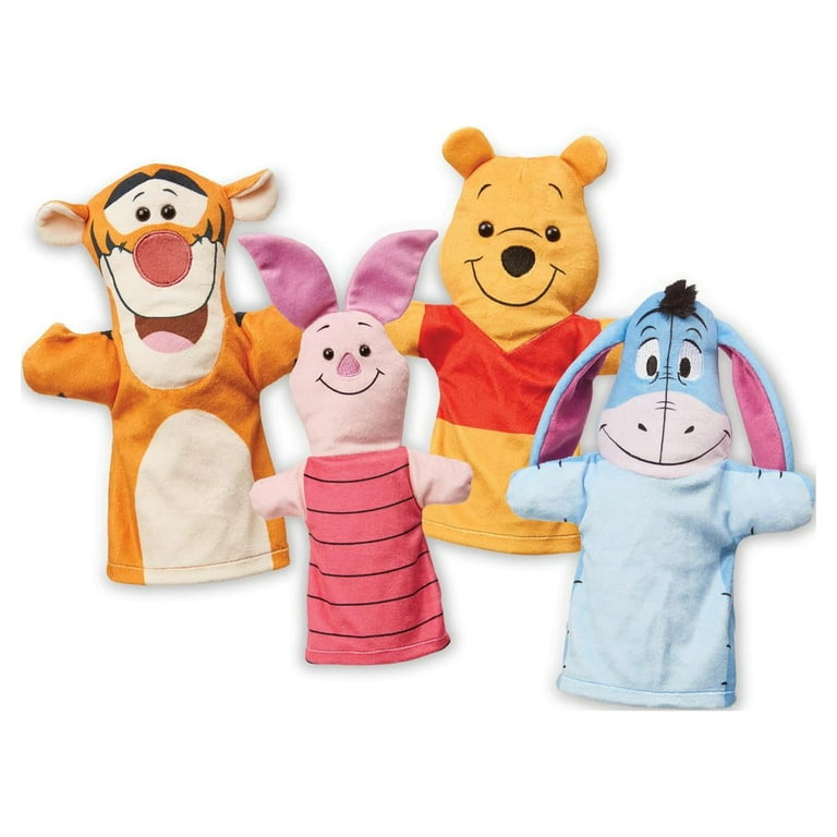 Melissa & Doug Disney Winnie the Pooh Soft & Cuddly Hand Puppets