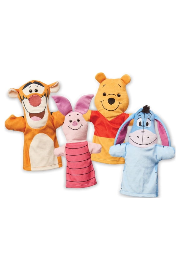 Disney Winnie the Pooh Soft & Cuddly Hand Puppets