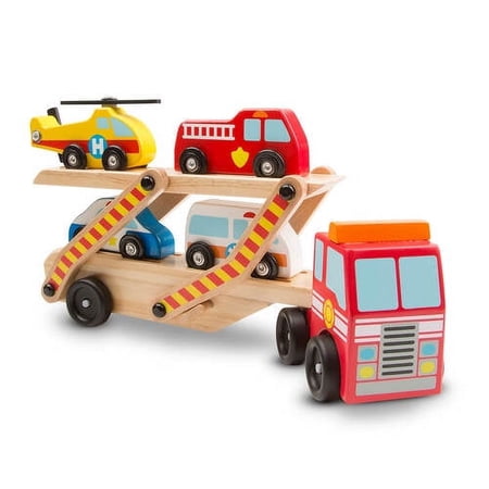 Melissa & Doug Emergency Vehicle Carrier