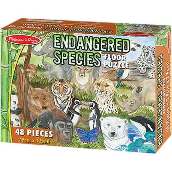 Melissa & Doug - Endangered Species Floor Puzzle - jigsaw puzzle