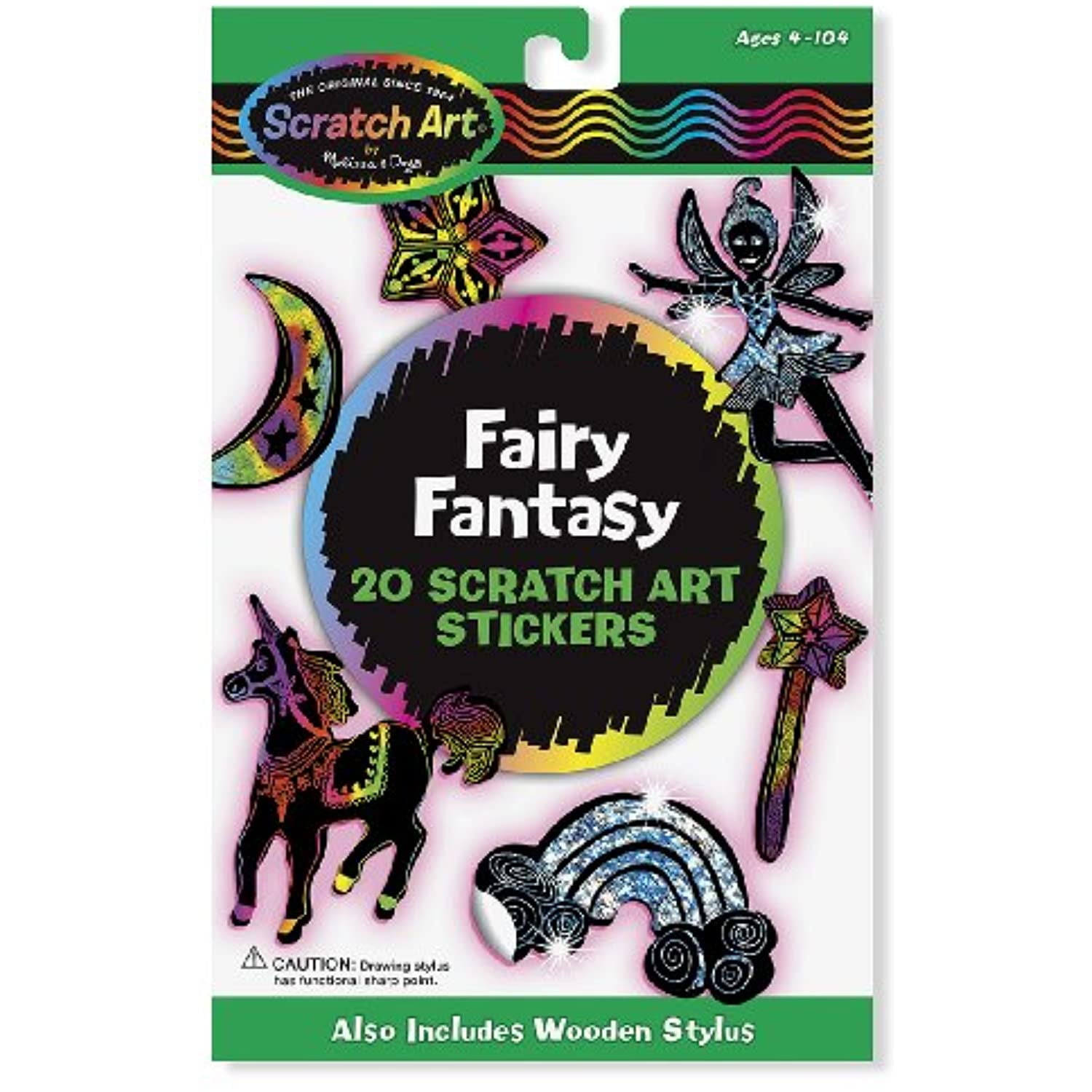 Fairy Fantasy Scratch Art Stickers Fairy Fantasy Scratch Art Stickers