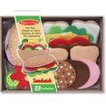 thumbnail image 1 of Melissa & Doug Felt Food Sandwich Set | Pretend Play | Play Food | 3+ | Gift for Boy or Girl, 1 of 5