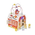 thumbnail image 1 of Melissa & Doug First Play Slide, Sort & Roll Wooden Activity Barn with Bead Maze, 6 Wooden Play Pieces (11.75” x 11.75” x 20” Assembled), 1 of 10