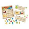 thumbnail image 1 of Melissa & Doug First Words Wooden Spelling Boards Letter Matching Activity (69 Pieces), 1 of 10