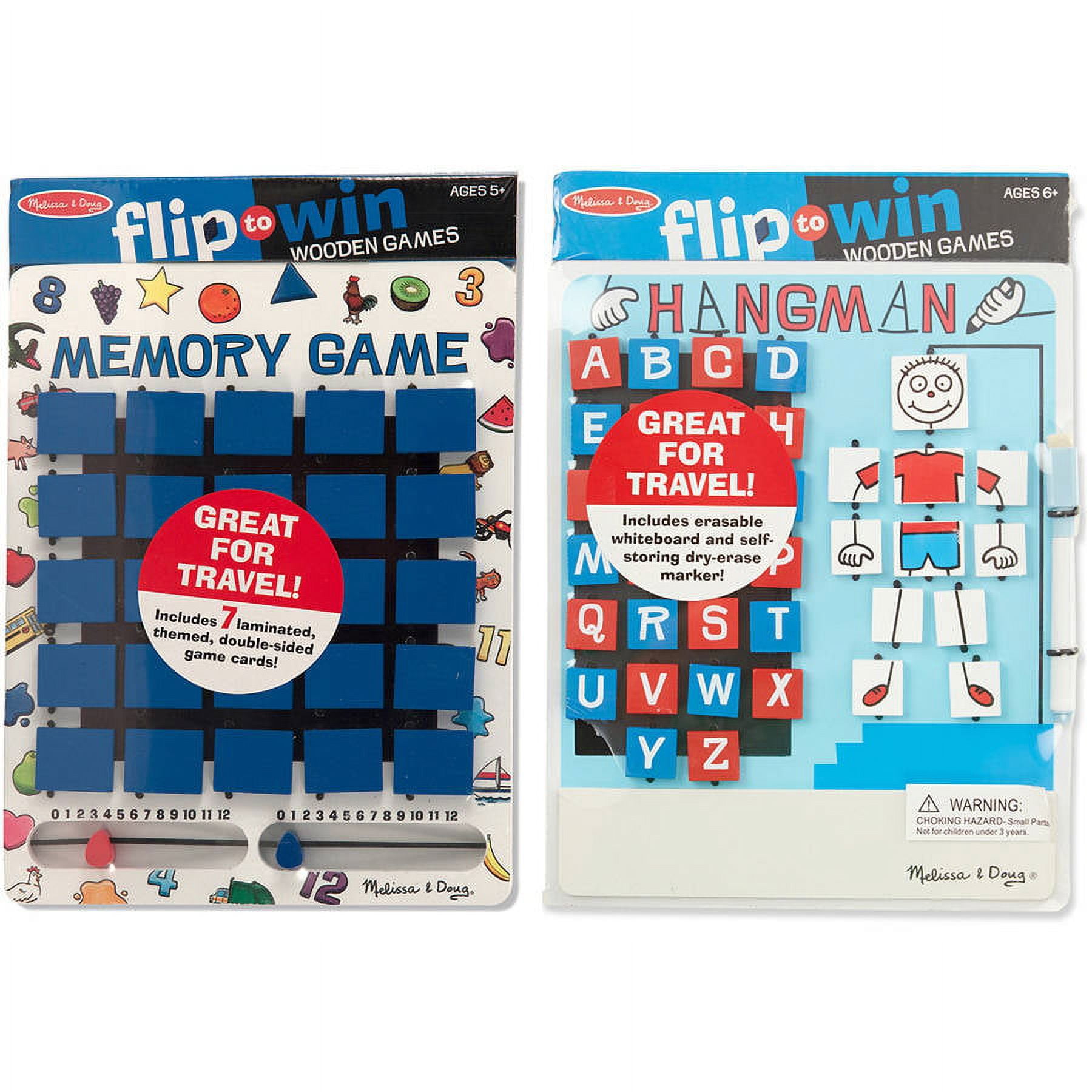 Melissa & Doug Flip-to-Win Travel Game Hangman – Lakeland Baby and Teen  Furniture