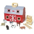 thumbnail image 1 of Melissa & Doug Fold and Go Wooden Barn With 7 Animal Play Figures, 1 of 10