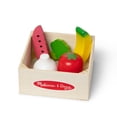 thumbnail interactive-video image 1 of Melissa & Doug Food Groups Wooden Play Food Set with Crate – Produce - FSC Certified, 1 of 11