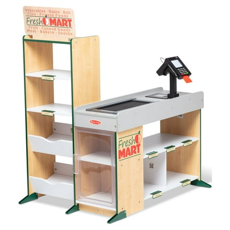 product image of Melissa & Doug Freestanding Wooden Fresh Mart Grocery Store - FSC Certified