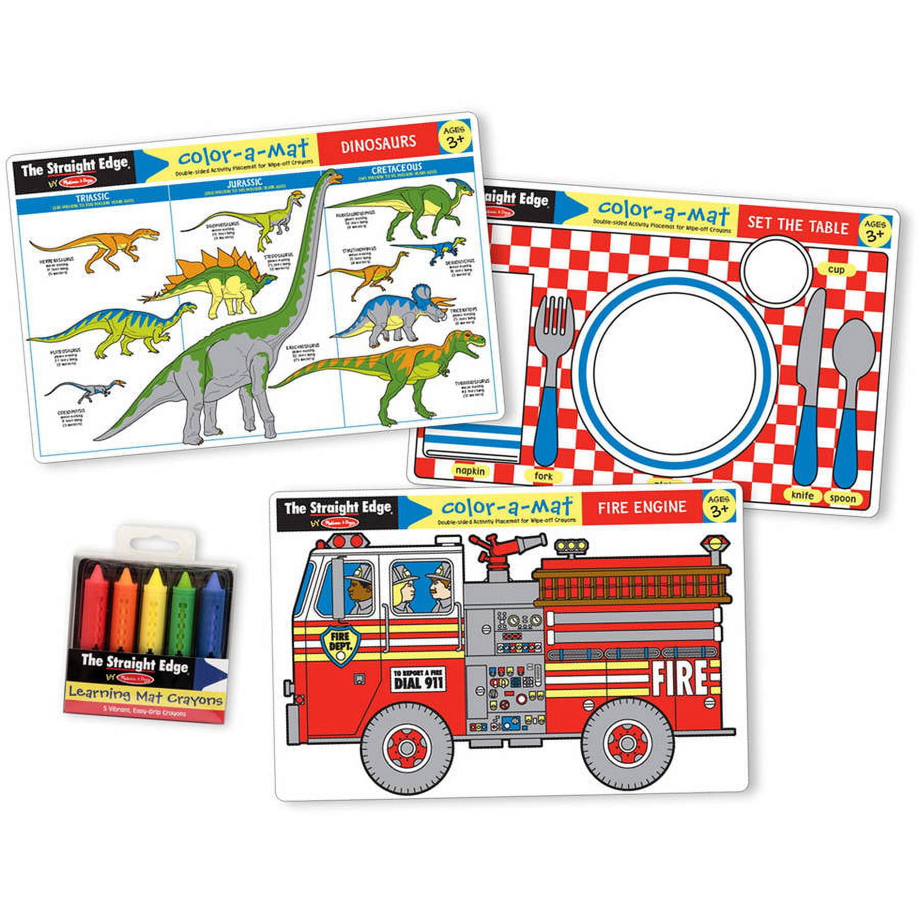 Fire Engine Color-A-Mat Fire Engine Color-A-Mat