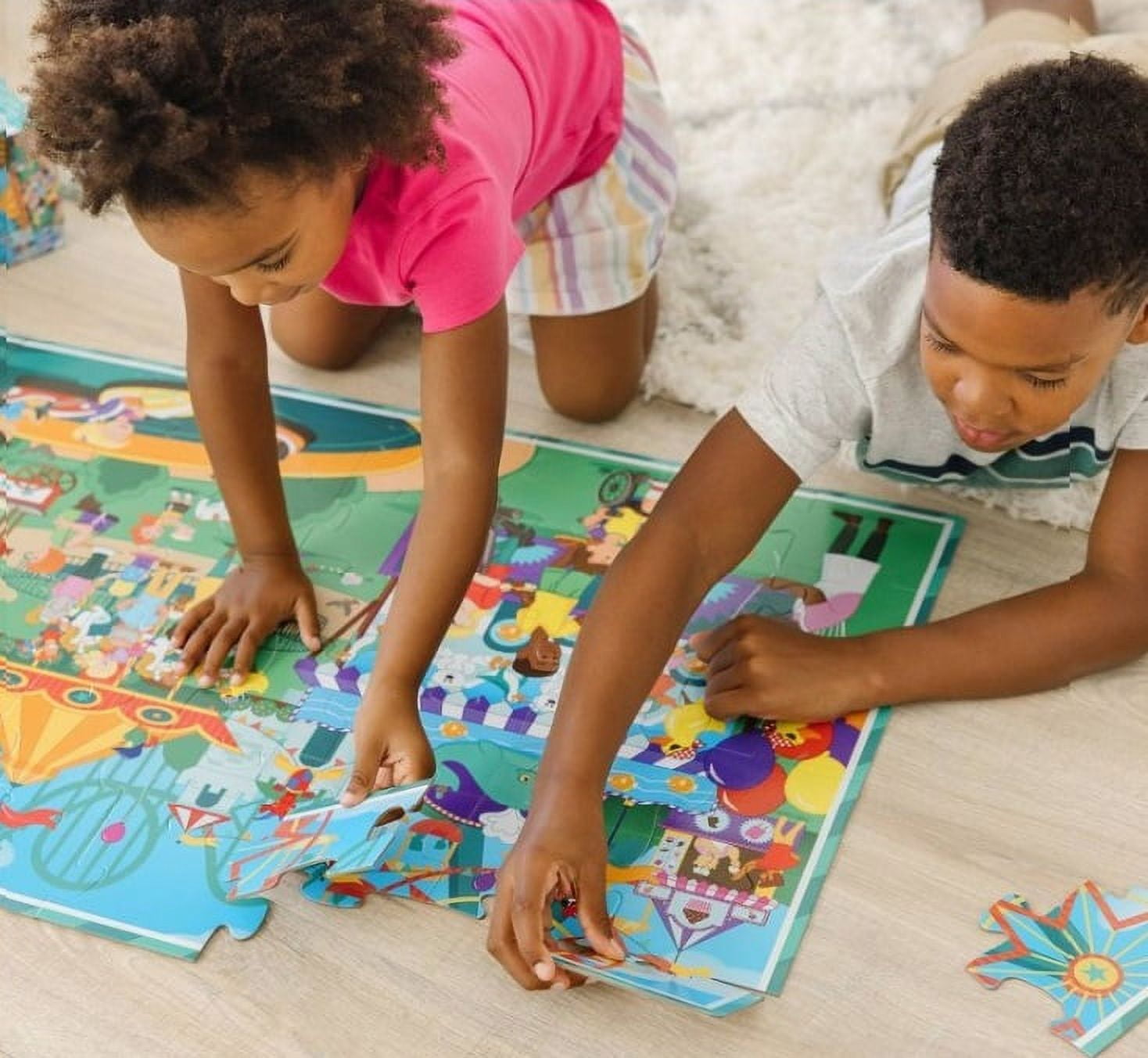MasterPieces Woodland Friends 48-Piece Wood Puzzle For Kids – Fun Facts & Learning Wood Puzzle