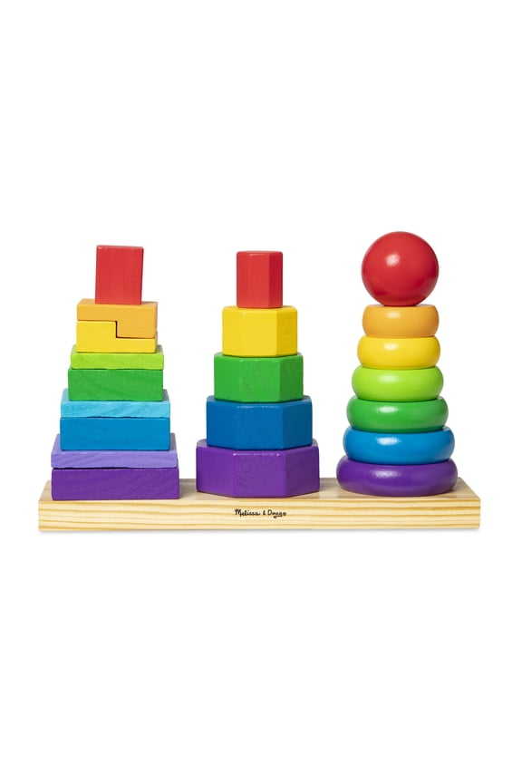Geometric Stacker - Wooden Educational Toy