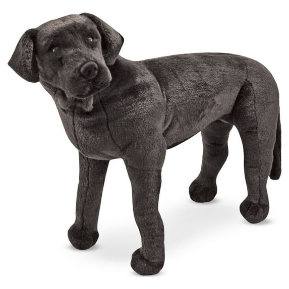 Melissa & Doug Giant Black Lab - Lifelike Stuffed Animal Dog (over 2 feet tall)