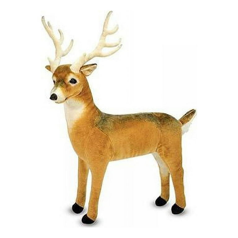 Melissa Doug Giant Deer Lifelike Stuffed Animal over 3 feet long