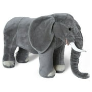 Melissa & Doug Giant Elephant - Lifelike Stuffed Animal over 3 feet long