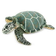 Melissa & Doug Giant Sea Turtle - Lifelike Stuffed Animal nearly 3 feet long