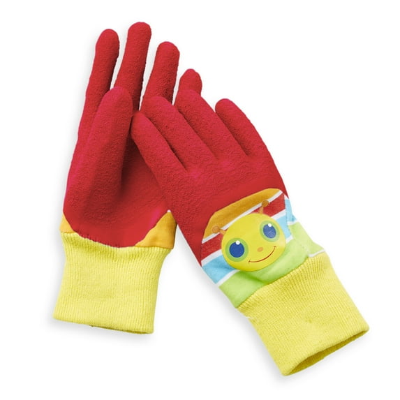 Melissa & Doug Giddy Buggy Good Gripping Gardening Gloves With Easy-Grip Rubber on Palms