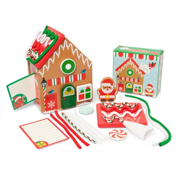 Melissa & Doug Gingerbread Holiday Post Office Reusable Craft Kit for Kids 3+