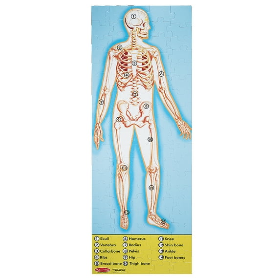 Melissa & Doug Human Anatomy 100pc Floor Puzzle