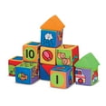 thumbnail image 1 of Melissa & Doug K's Kids Match and Build Soft Blocks Set, 1 of 10