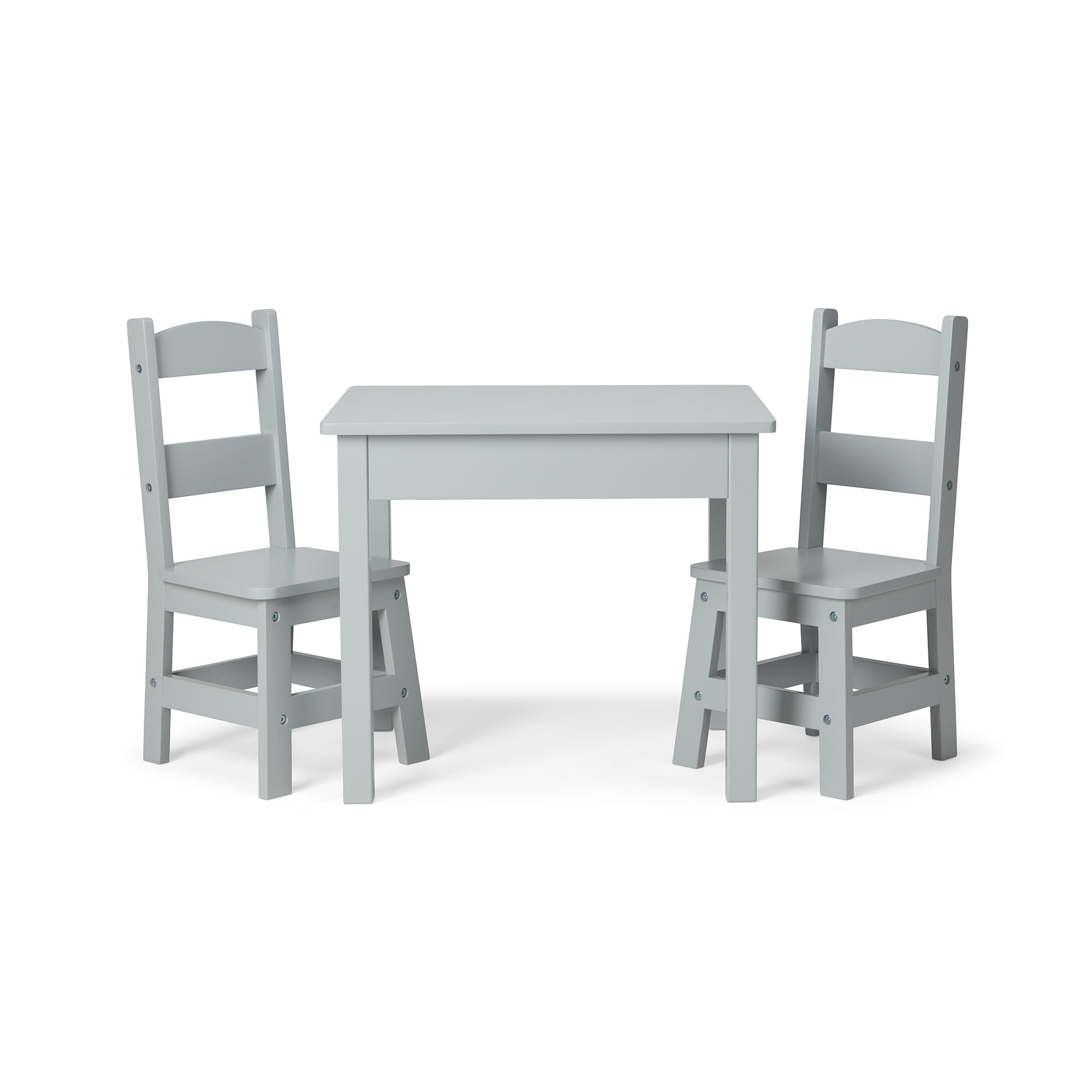 Grey childrens table and chairs 2025