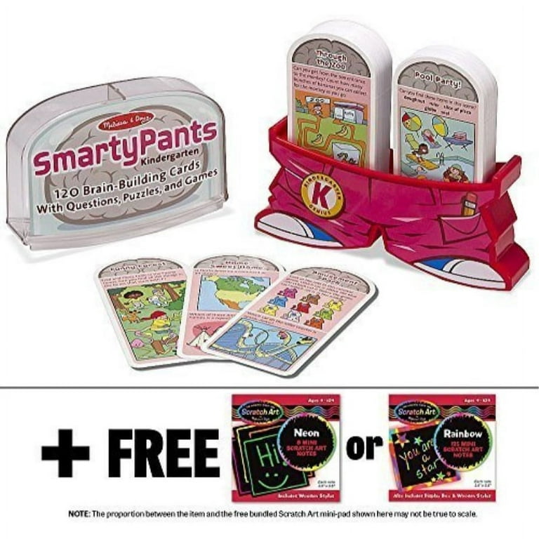 Game Smarty Mini-Pad Art Card & Kindergarten Melissa Set Bundle Doug 1 (05071) Pants & Scratch