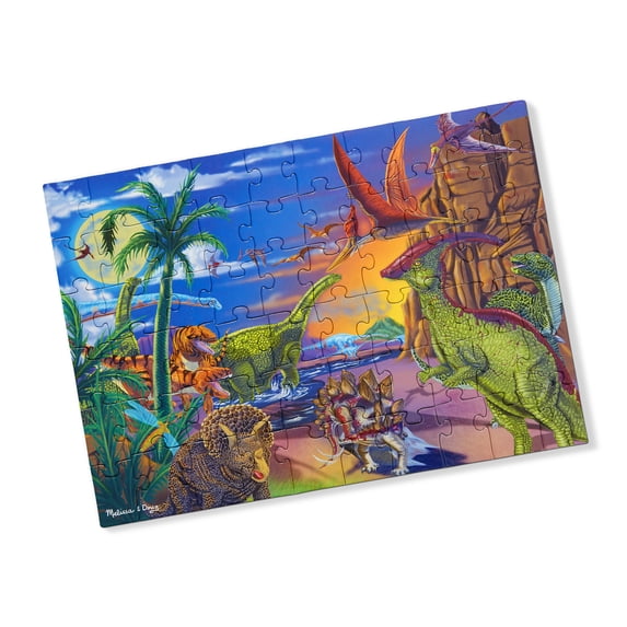 Melissa & Doug Land of Dinosaurs Jigsaw Puzzle (60 pcs) - FSC Certified