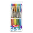 thumbnail image 1 of Melissa & Doug Large Paint Brush Set With 4 Kids' Paint Brushes, 1 of 10