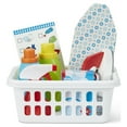 thumbnail image 1 of Melissa & Doug Laundry Basket Play Set With Wooden Iron, Ironing Board, and Accessories (14 Pcs), 1 of 10