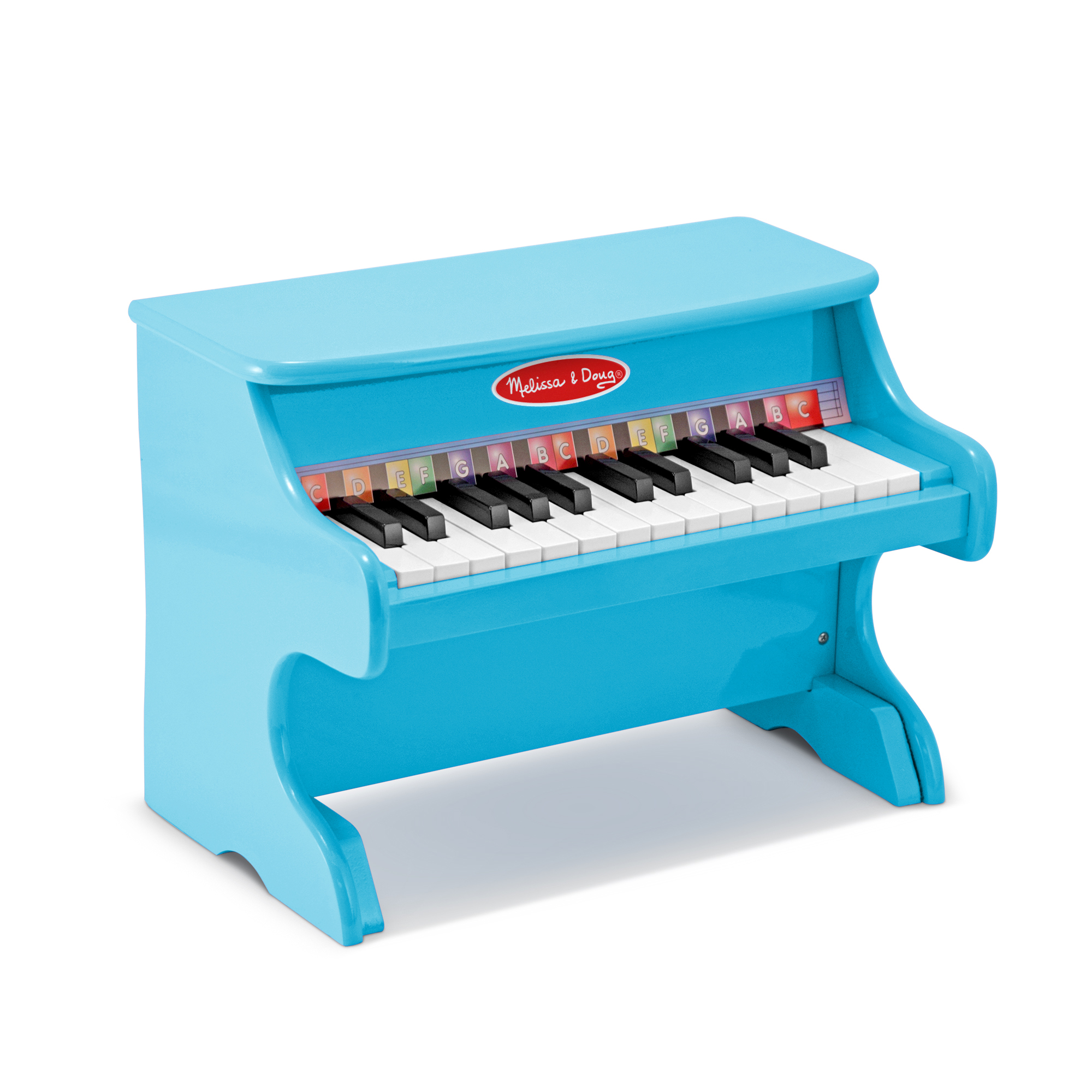 Melissa & Doug Learn-to-Play Piano With 25 Keys and Color-Coded Songbook - Blue - image 1 of 9