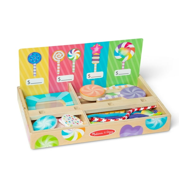 Melissa & Doug Wooden Lollipop Play Set for Preschool Girls and Boys 3+ - FSC Certified