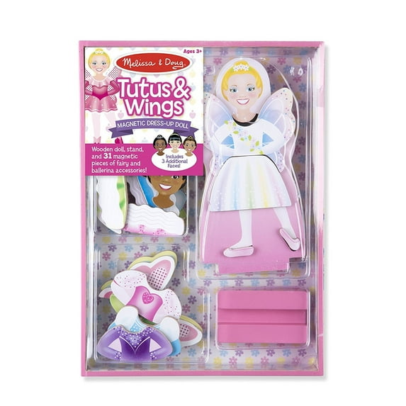 Melissa & Doug Magnetic Dress-Up - Tutus & Wings