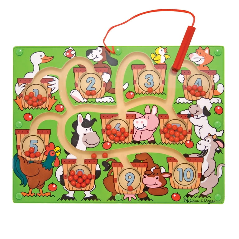 Melissa & doug magnetic wand number maze sales