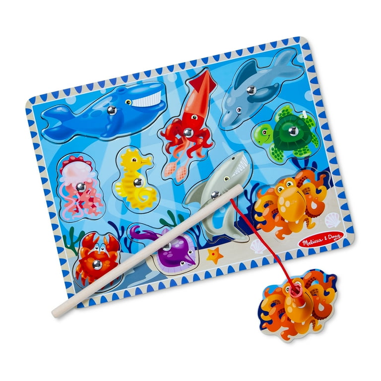 Melissa & Doug Fishing Game Magnetic Puzzle