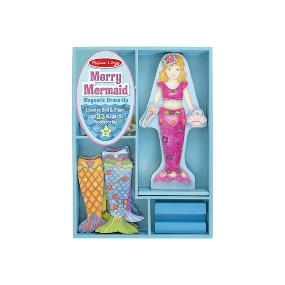 Melissa & Doug - Mermaid Magnetic Dress-Up Set