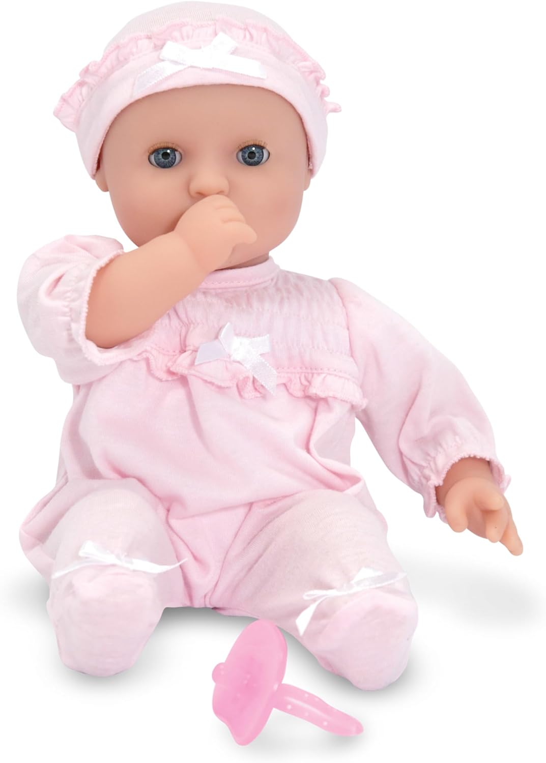Melissa & Doug Mine to Love Jenna 12-Inch Soft Body Baby Doll With Romper and Hat - image 1 of 4