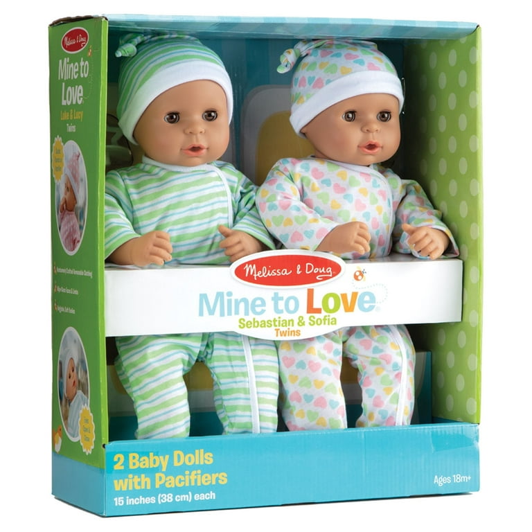Melissa & Doug Blonde Hair Baby 14” Doll Girl Toy