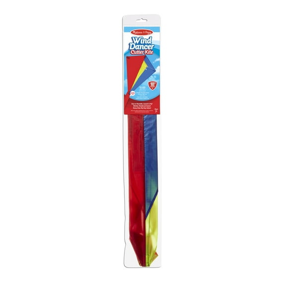 Melissa & Doug Multi-Color Wind Dancer Cutter Kite (18-Inch Wingspan)