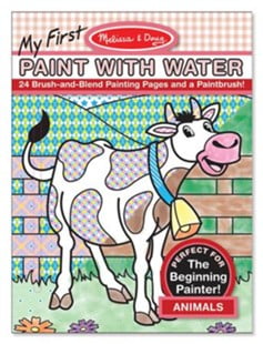 Melissa & Doug My First Paint With Water Coloring Book: Animals (24 Painting  Pages) - FSC-Certified Materials 
